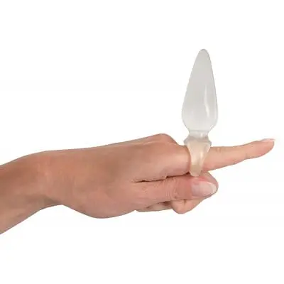 Металева анальна пробка з хвостиком Alive Fluffly Twist Plug M, 6.3х3.2 см, фіолетова - фото 3