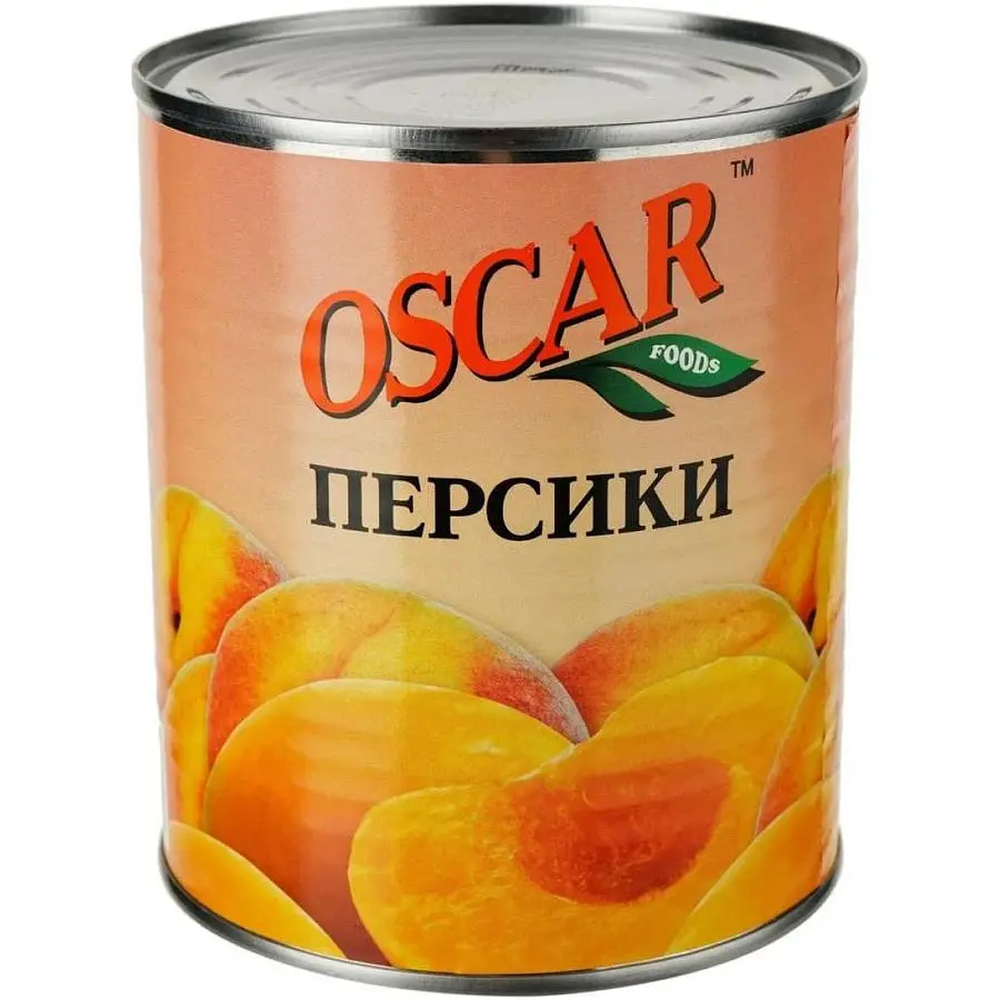 Персики половинки в сиропі Oscar 850 г