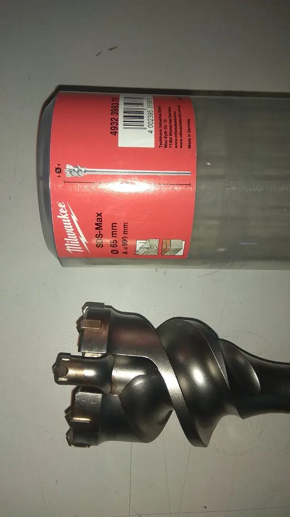 Бур проломний корончатий Milwaukee 65 х 990 мм SDS-Max TCT - фото 4