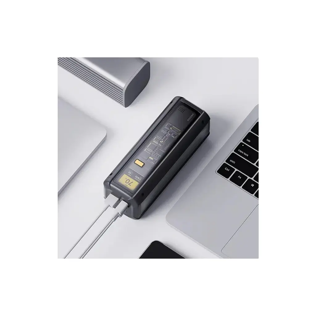 Батарея універсальна Xiaomi 25000mAh 212W HyperCharge Black (BHR9970GL) - фото 4
