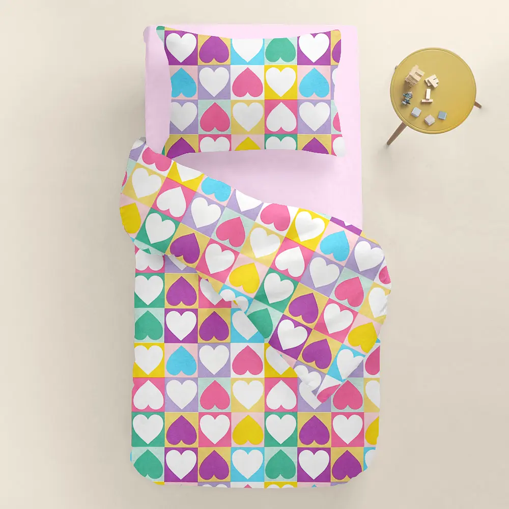 Дитяча постільна білизна в ліжечко LOVE PUZZLE COSAS (4822052420171) - фото 2