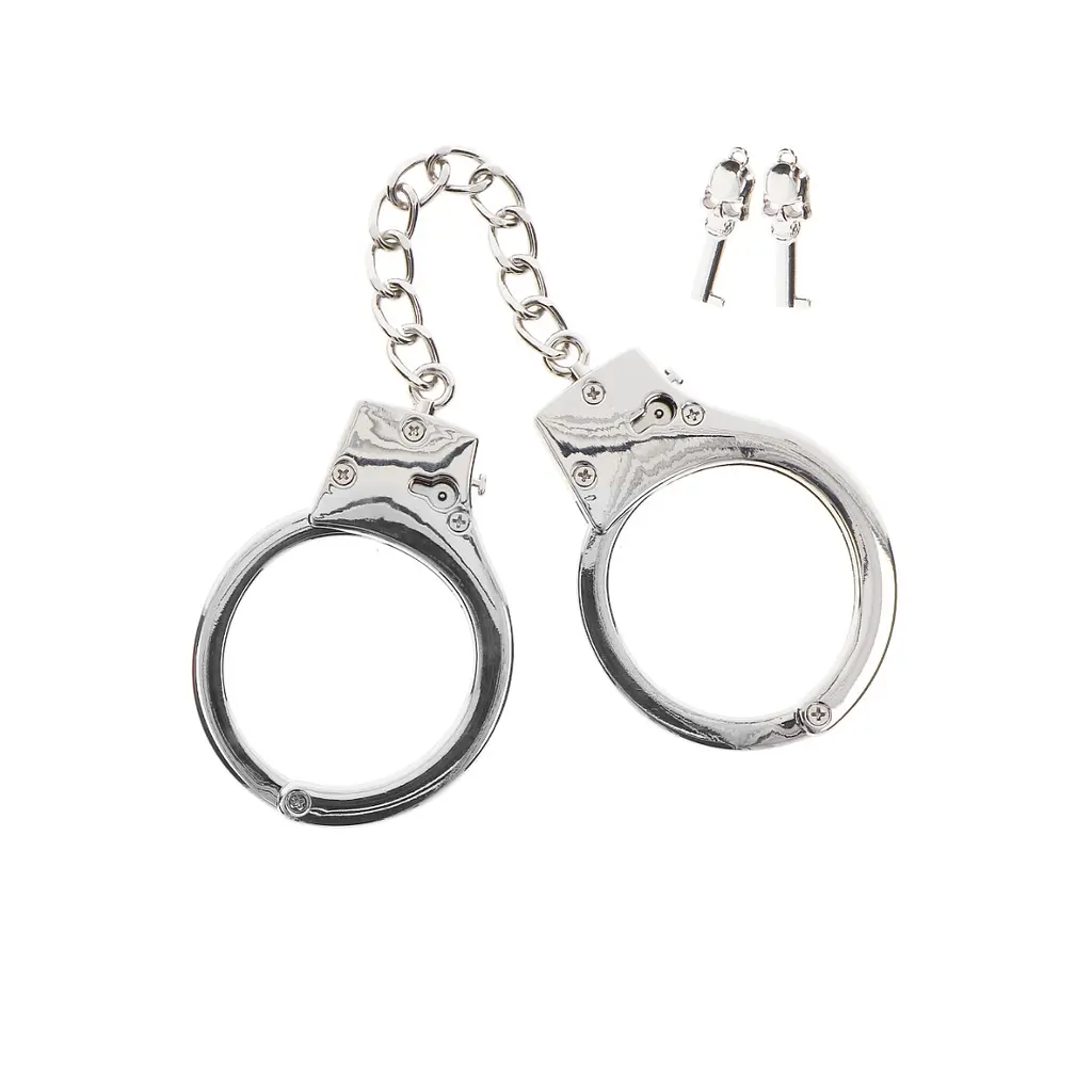 Наручники Taboom Silver Plated BDSM Handcuffs 65 см сріблястий - фото 4