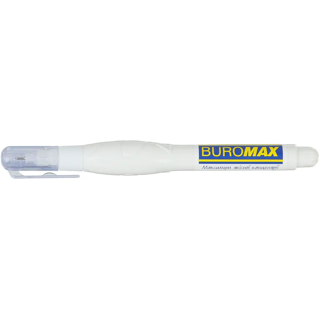 Коректор Buromax ручка 5 мл, спиртова основа, металевий наконечник (BM.1058) - фото 2