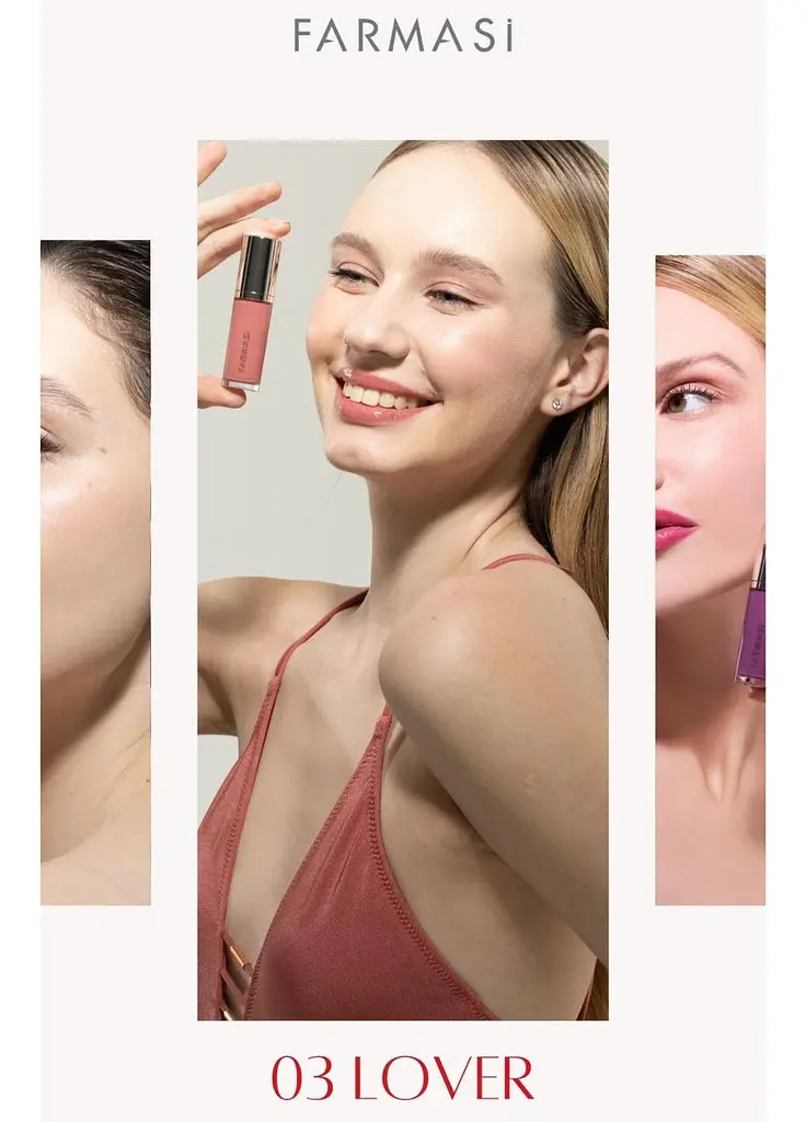 Блиск-плампер для збільшення губ Farmasi 03 Lover 8 мл - фото 3