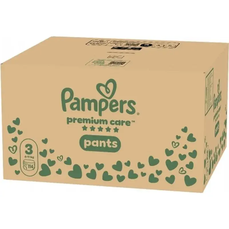 Підгузки Pampers Premium Care Pants Розмір 3 (6-11 кг) 114 шт (8006530320184) - фото 2