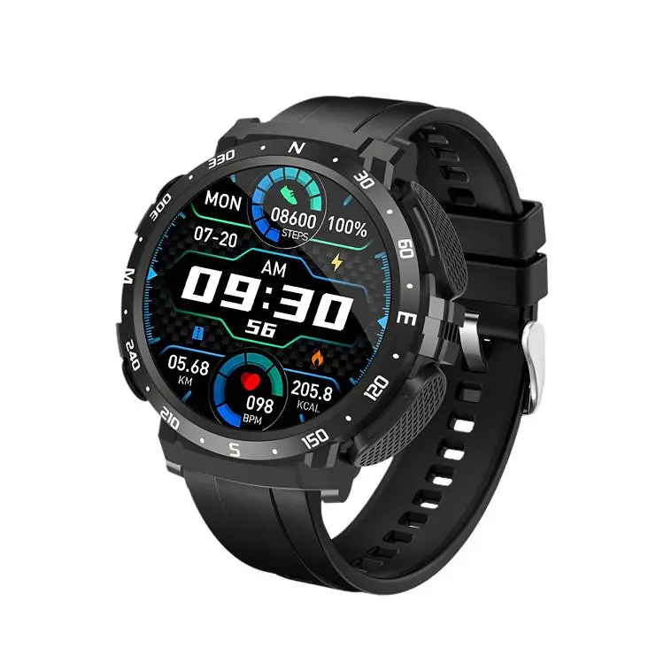 Смарт-годинник з навушниками Lemfo Q10 Black (18754-hbr)