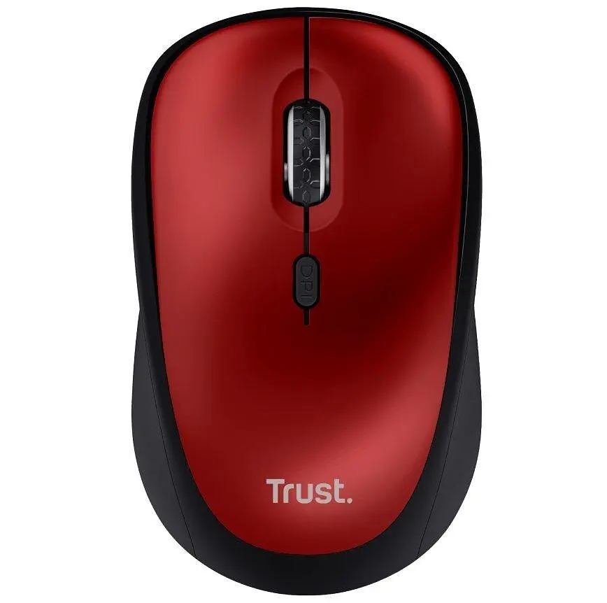 Миша Trust Yvi+ Silent Eco Wireless Червоний (24550) - фото 2