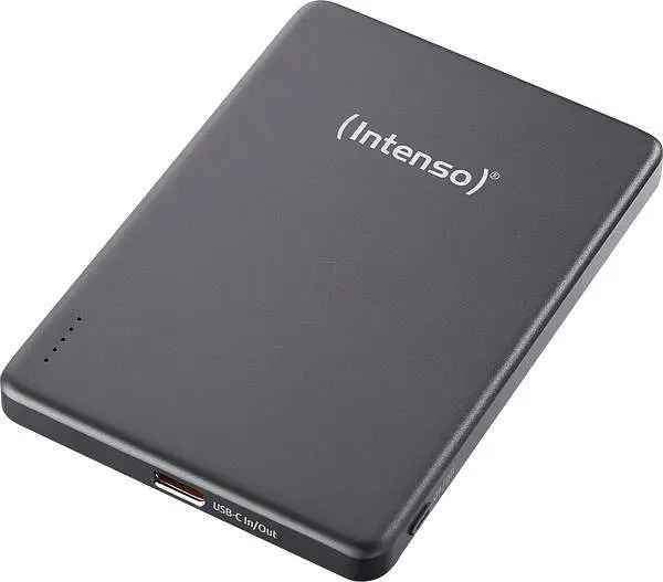 Портативний зарядний пристрій USB 5000MAH MAG GREY MW5000 7344024 INTENSO - фото 2