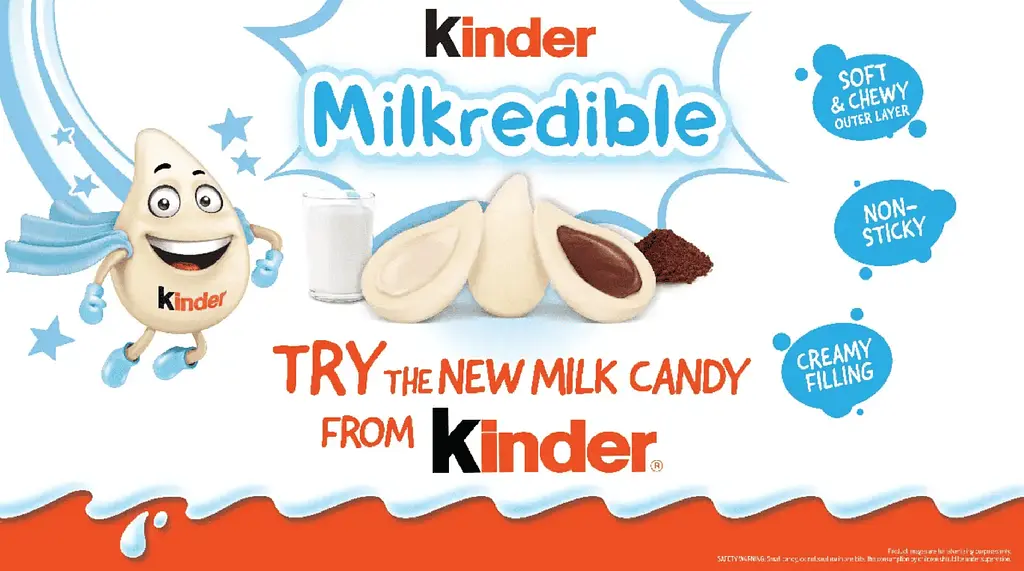 Жувальні цукерки Kinder Milkredible Milk Flavor 23.4г - фото 7