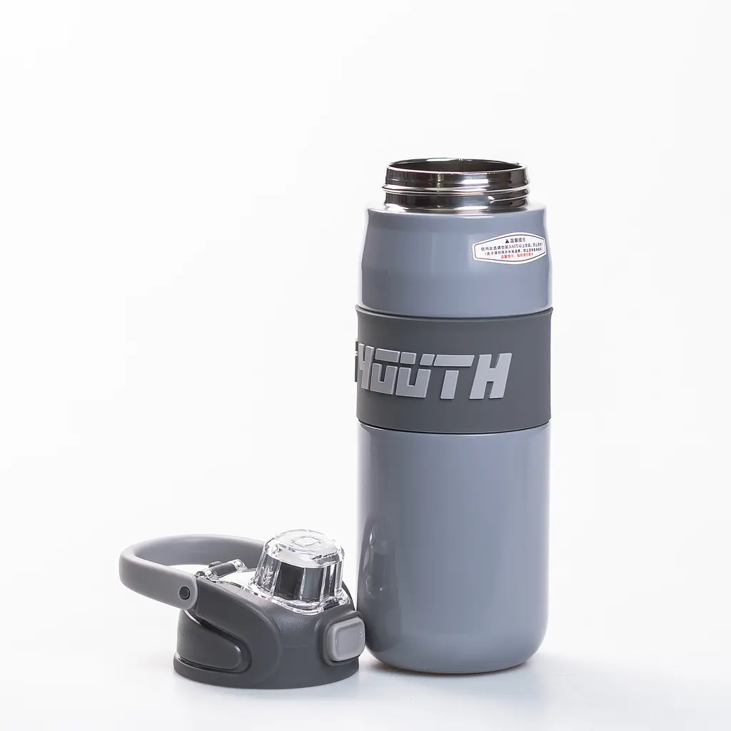 Термос спортивний TO YOUTH 680 мл з мундштуком, сірий Yiwu HP-14-54G - фото 15