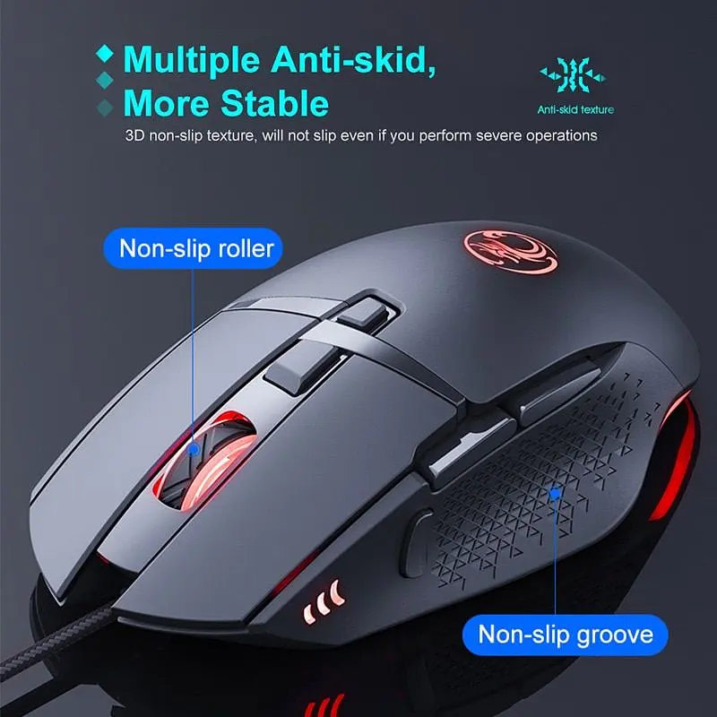 Игровая мышь iMICE T91 8 кнопок, 7200 DPI, Led Lighting - фото 2