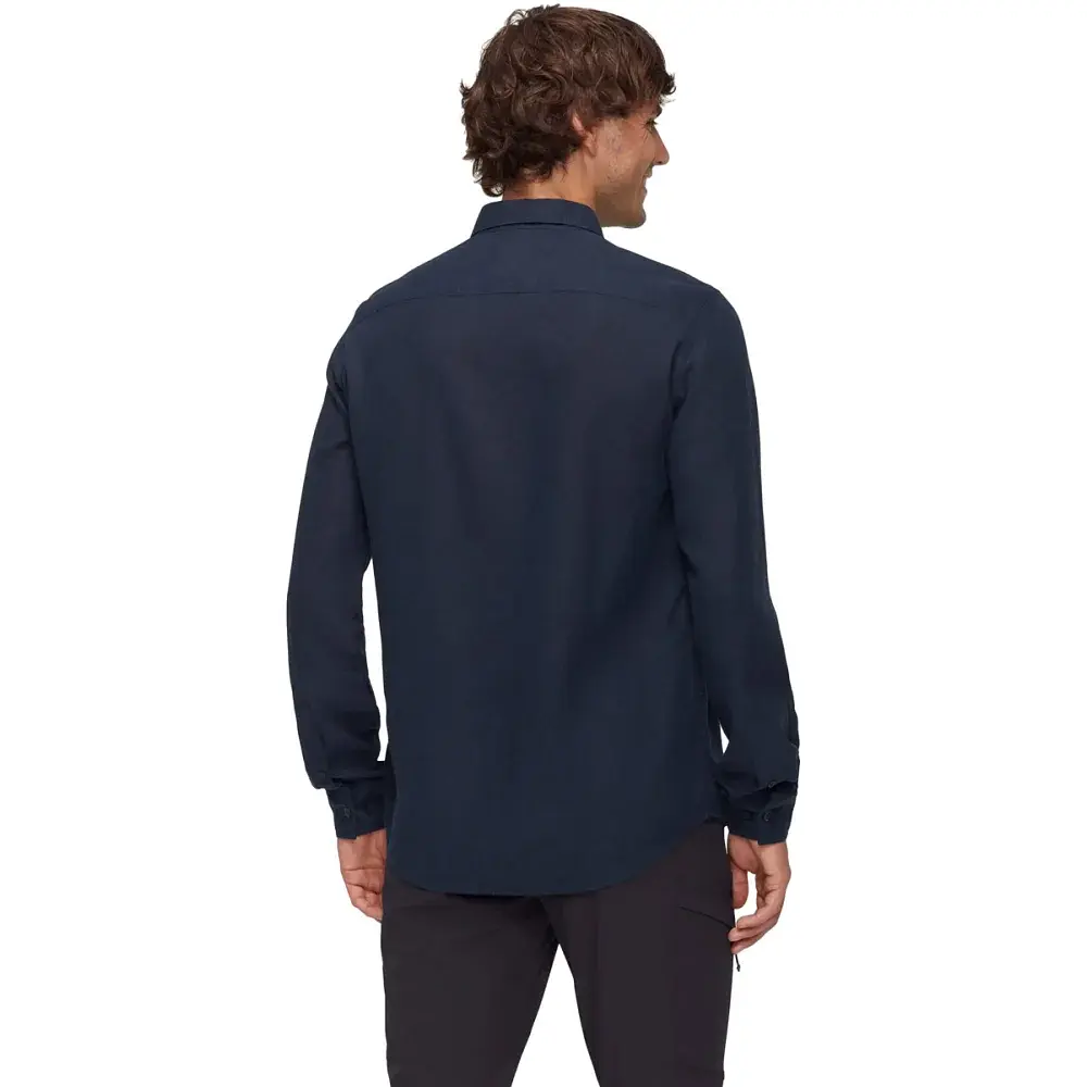 Сорочка Mammut Alvra Summer Longsleeve Shirt M L marine - фото 4