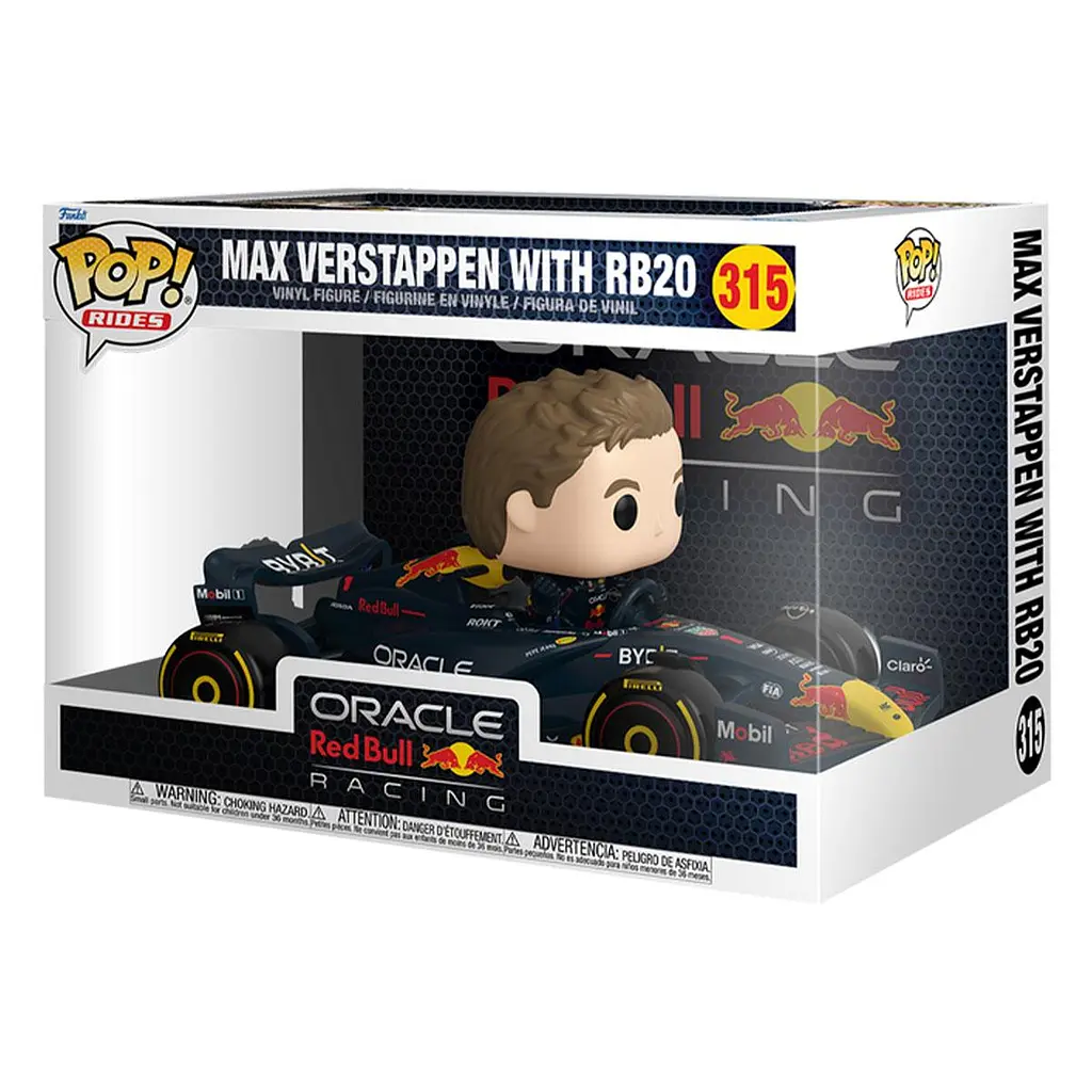Ігрова фігурка FUNKO POP! Rides серії "Формула-1" - МАКС ФЕРСТАППЕН З RB20 Funko 83921 - фото 3