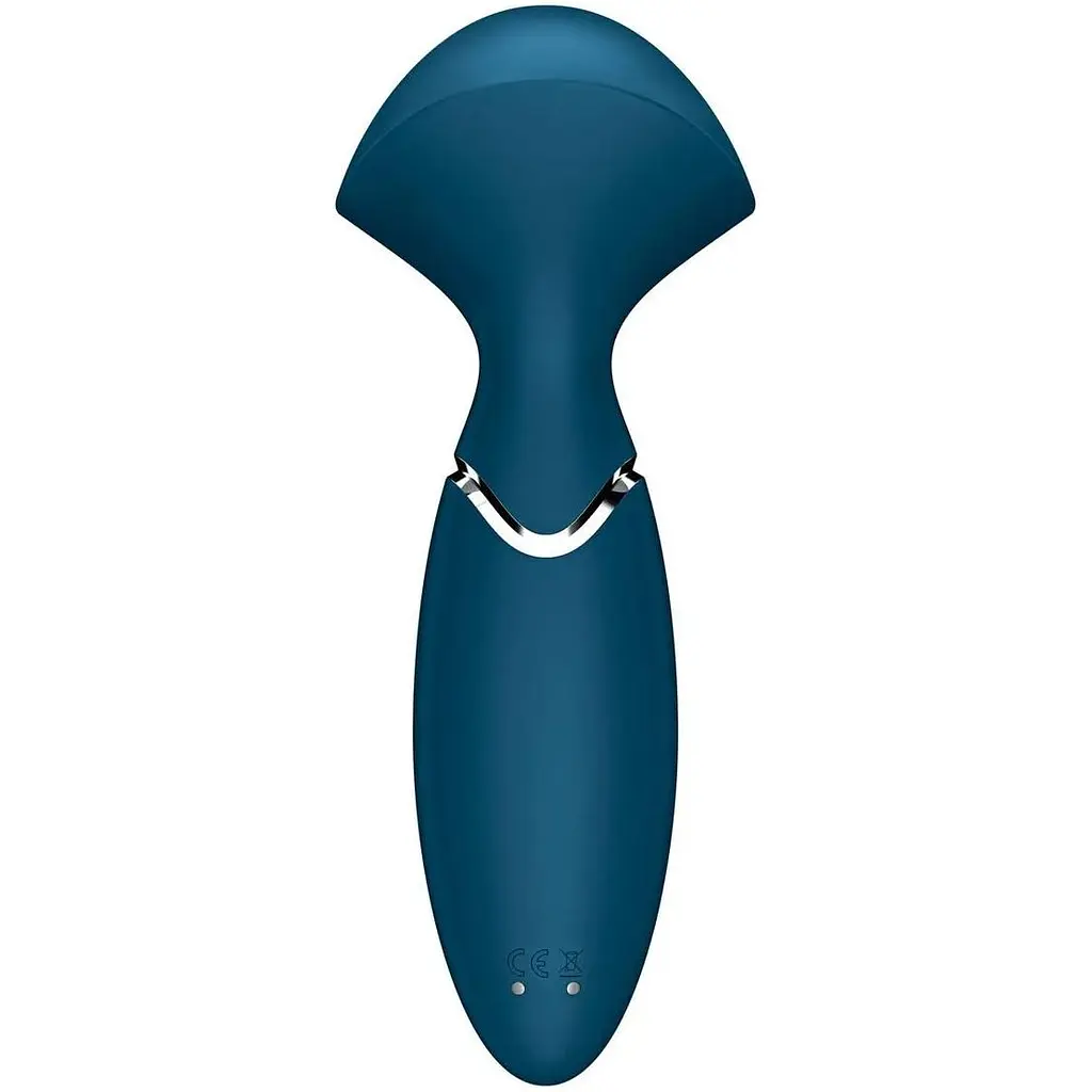 Вібромасажер Satisfyer Mini Wand-er Синій - фото 5
