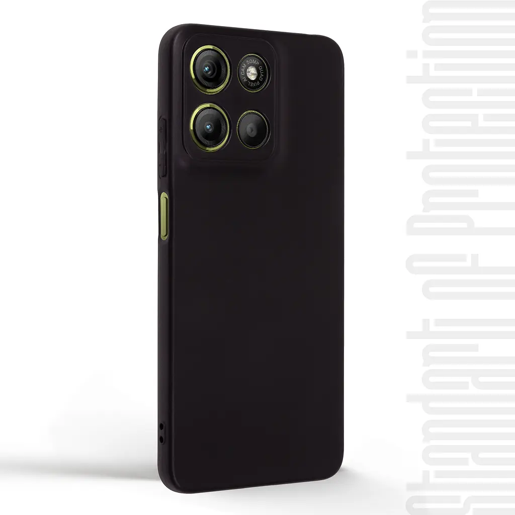 Чехол-накладка для смартфона Motorola G15/G15 Power, противоударный, силиконовый, термополиуретановый (ТПУ), с защитой камеры и корпуса, черный, защита всего корпуса, ArmorStandart (ARM83105) - фото 2