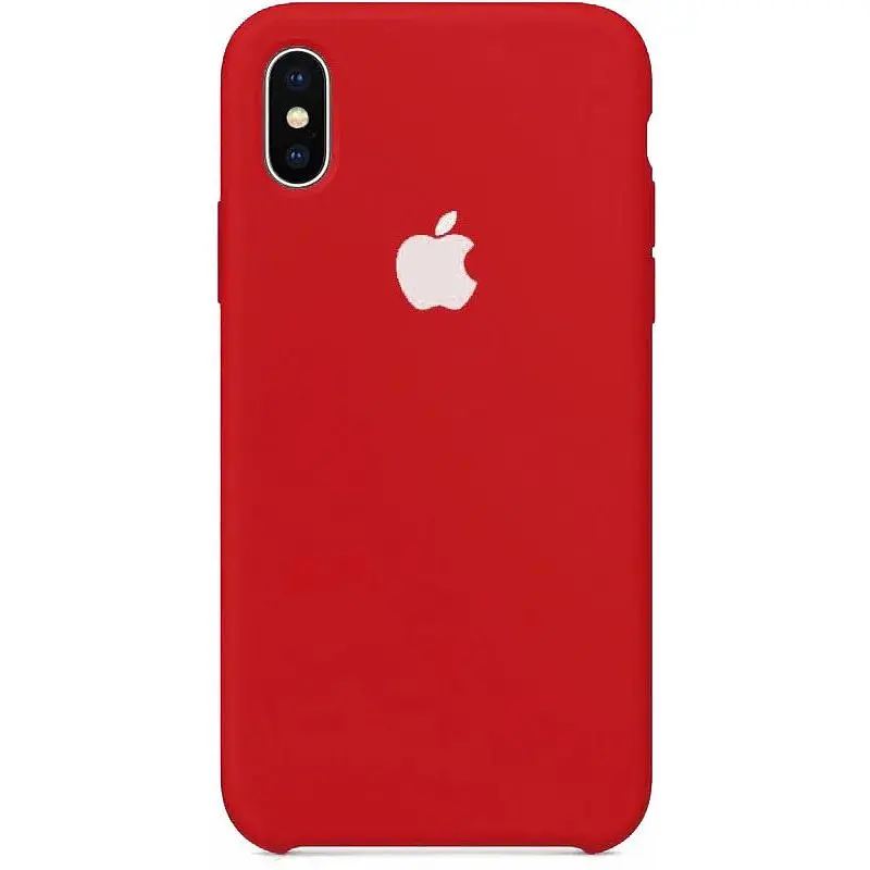 Чехол-накладка Toto Silicone Case Apple iPhone X/XS Dark Pink - фото 4