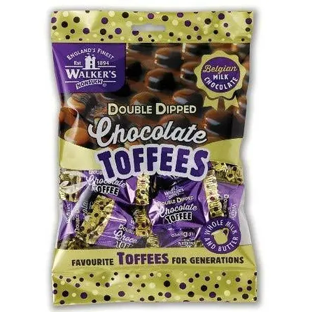 Іриски Walker's Nonsuch Double Dipped Chocolate Toffees 135g - фото 4