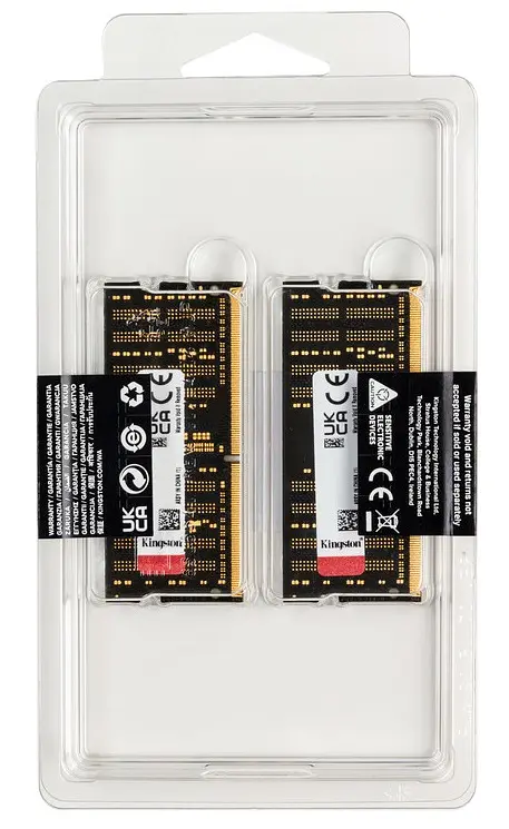 Модуль пам`ятi SO-DIMM 2x16GB/3200 DDR4 Kingston Fury Impact (KF432S20IBK2/32) - фото 5