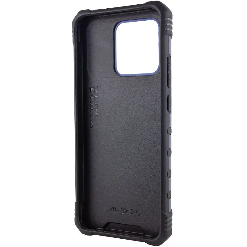 Ударостійкий чохол Pathfinder Ring для Xiaomi Redmi 10C / Poco C40 Синій / Navy - фото 3