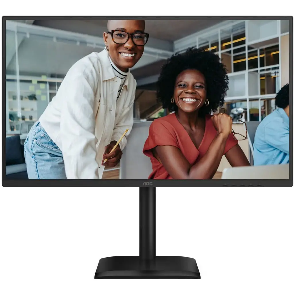 Монітор TFT 27" AOC Q27E4U, QHD, 120Hz, HDMI, DP, USB-hub, HAS, Pivot, колонки, чорний (Q27E4U) - фото 9