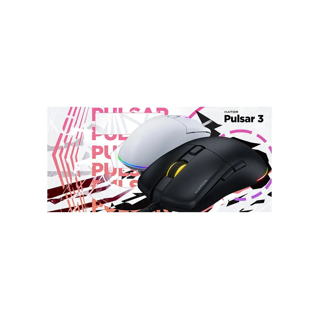 Мишка Hator Pulsar 3 USB White (HTM611) - фото 7