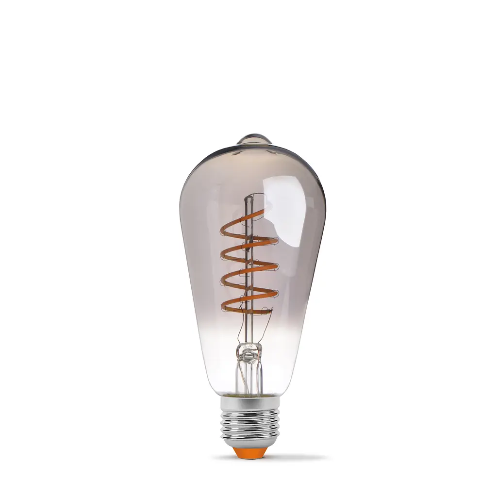 LED-лампа Videx Filament ST64FGD 4W E27 2100K димована графітова (25173-000) - фото 2