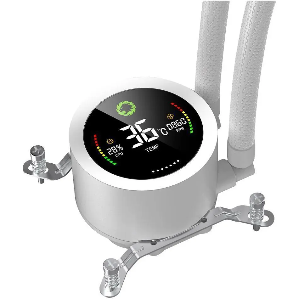 Система водяного охолодження GameMax IceBurg 360 Digital White [166119] - фото 6
