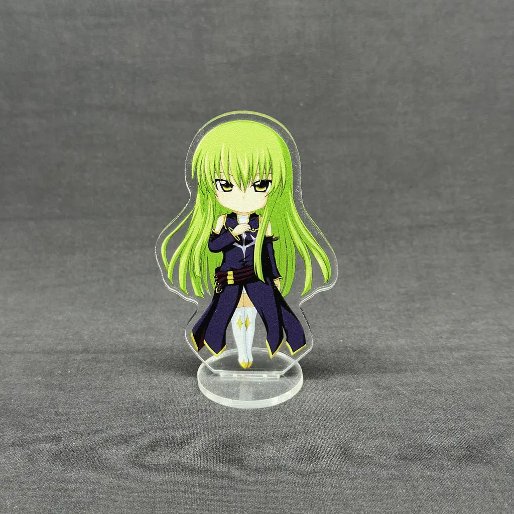 Акрилова колекційна фігурка Чібі Chibi Code Geass - Код Гіас: Повсталий Лелуш СіСі (C.C.) 1 10 см - фото 2