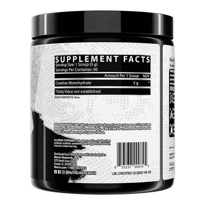 Креатин Nutrex Research Creatine Drive Black, 300 грам - фото 3