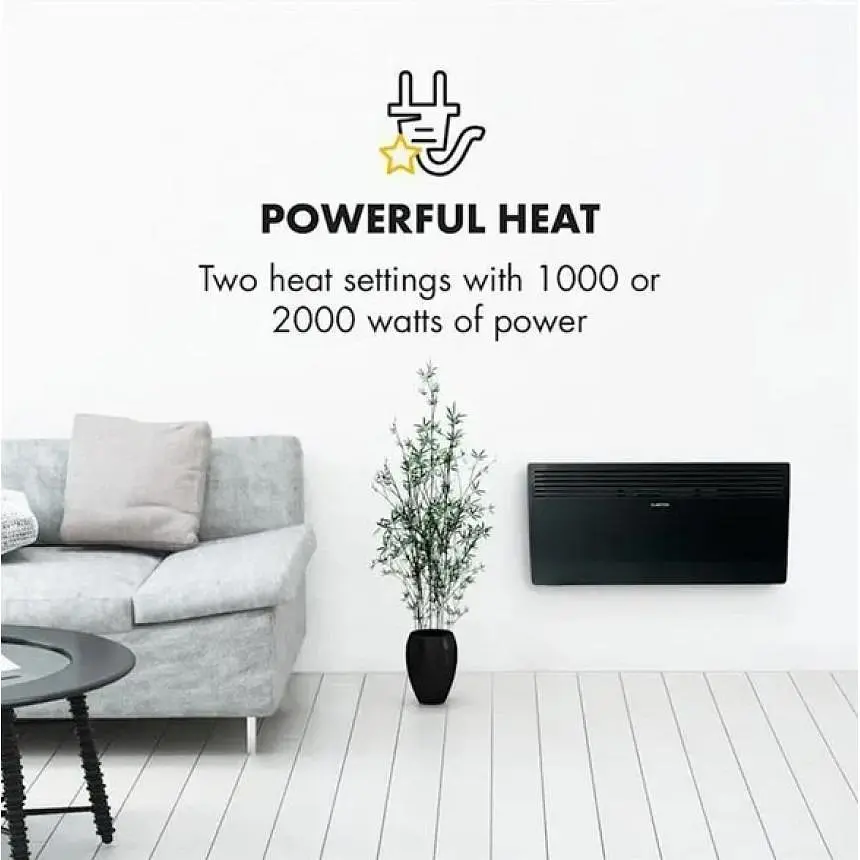 Конвекторный обогреватель Klarstein Hot Spot Slimcurve 2000 Вт (10033017) - фото 3