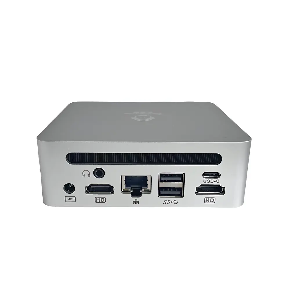 Міні-Пк GenMachine Ren 4000 / Ryzen 3 4450U / RAM 16GB / SSD 256GB / LAN / Wi-Fi / Bluetooth / Windows 11 Pro (Без ключа) / Сірий - фото 2