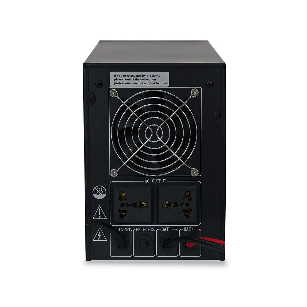 Джерело безперебійного живлення Kraft KRF-B2000VA/1200W(LCD)24V UPS під зовнішній акумулятор (42-00046) - фото 5