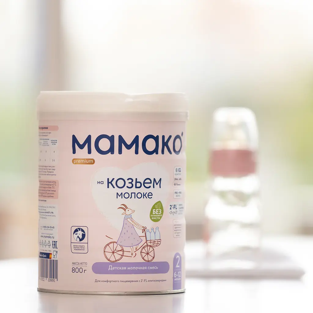 Суха молочна суміш МАМАКО Premium 2, 800 г - фото 4