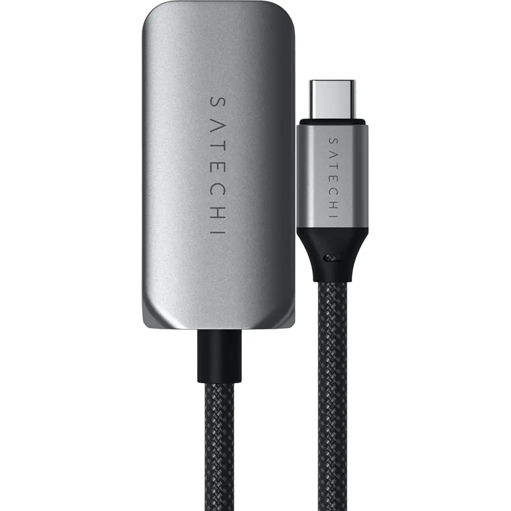 Адаптер Satechi USB-C 2.5 Gigabit Ethernet Space Gray (ST-AE25M) - фото 5