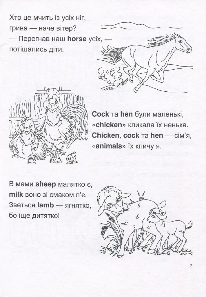 Веселі вірші. Funny Rhymes. Розмальовка-посібник - Леся Вознюк - фото 3