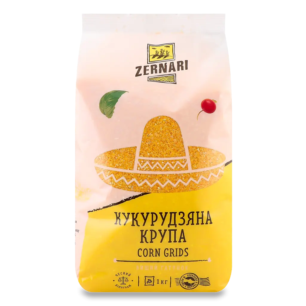 Крупа кукурудзяна Zernari, шліфована №5, 1 кг (772096) - фото 7