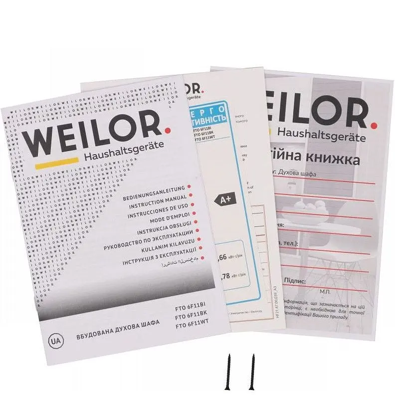 Духовой шкаф Weilor FTO6F11BK - фото 20