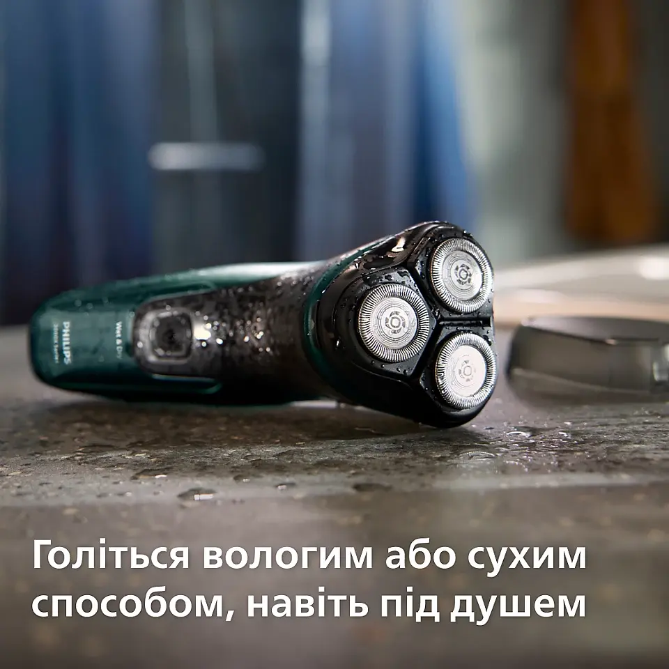 Электробритва Philips Series 3000X темно-зеленая(X3002/00) - фото 10