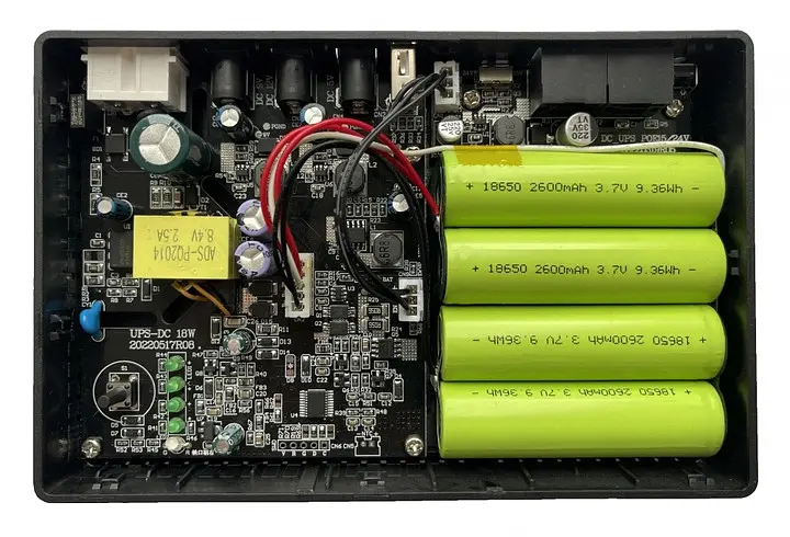 Джерело безперебійного живлення для роутерів/комутаторів DC1018P DC UPS 10400 mAh Black (2020000426844) - фото 5