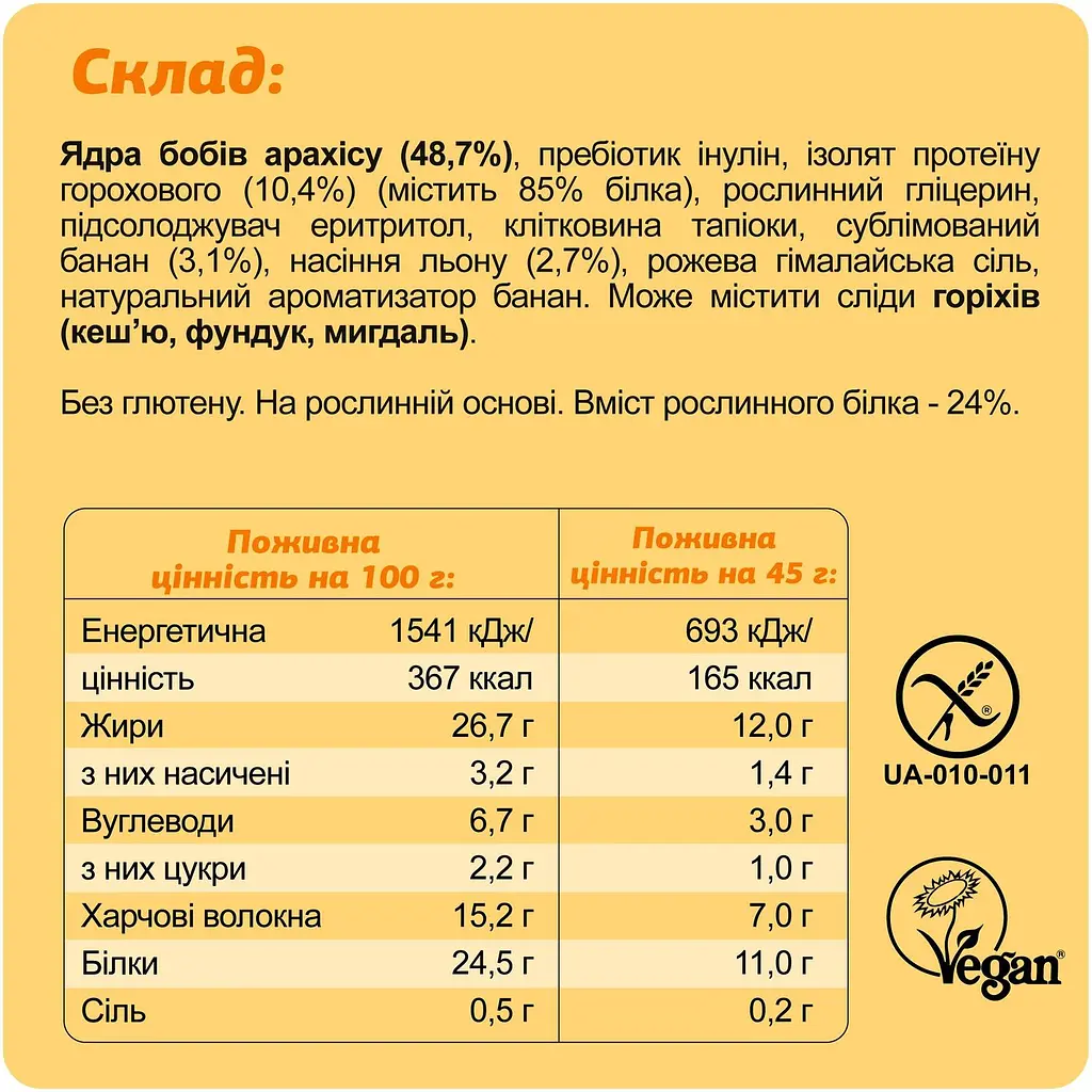 Уценка. Набор протеиновых батончиков Fizi Кето Banana + Peanut 10 шт. - фото 4