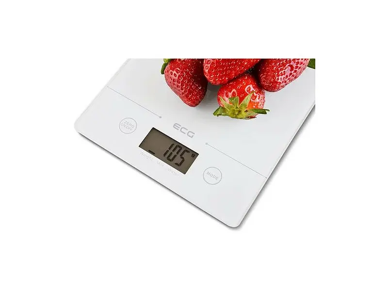 Ваги кухонні ECG KV 117 Slim White - фото 4