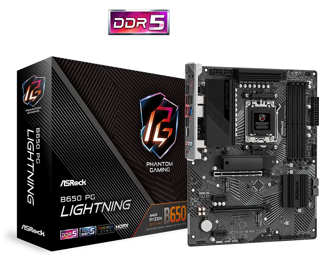 Материнська плата ASRock B650 PG Lightning Socket AM5 (B650 PG Lightning) - фото 5
