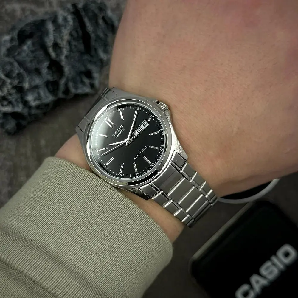 Чоловічий годинник Casio MTP-1239D-1A Сріблястий ( AT1141-0106 ) - фото 4