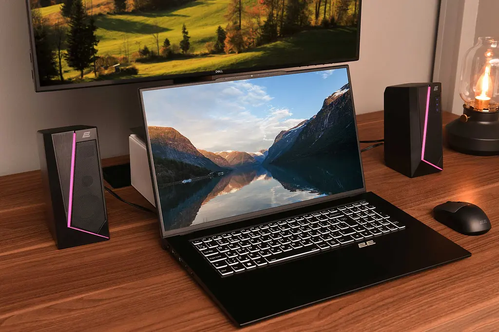 Акустична система 2E PCS233 RGB, 2.0, USB, Black - фото 5