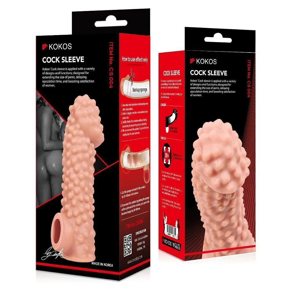 Насадка на член Kokos Cock Sleeve CS 004, L - фото 8