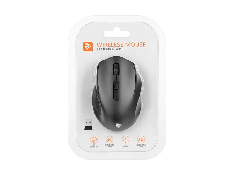 Миша 2E MF240 WL Black (2е-MF240WB) - фото 3