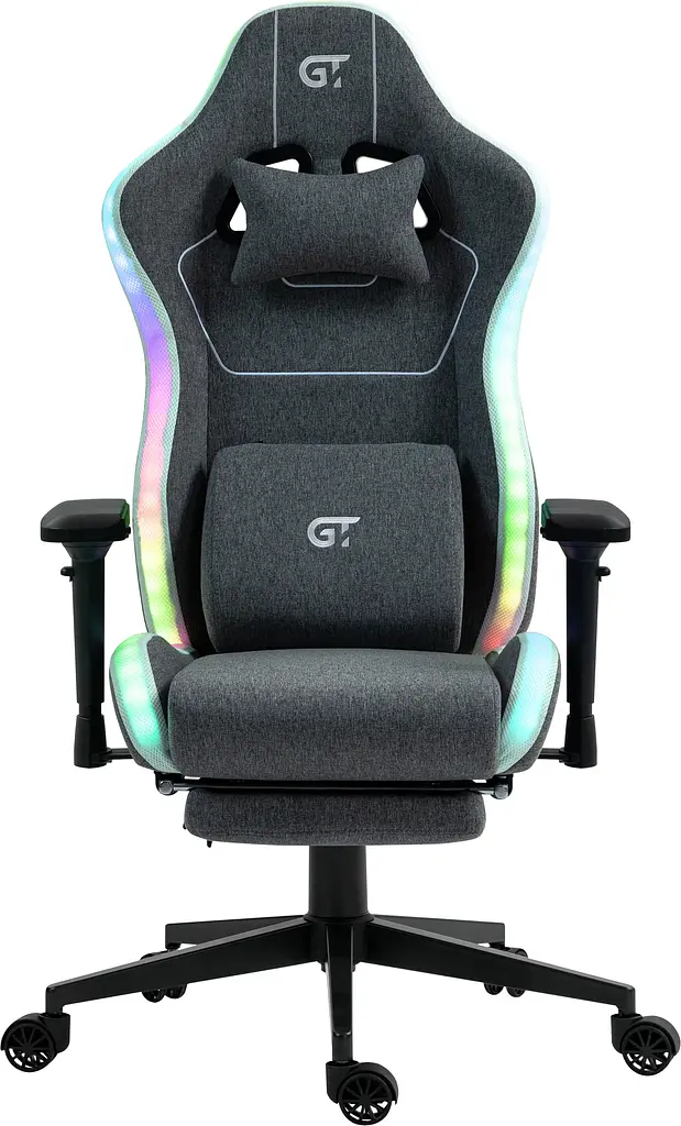 Геймерское кресло GT Racer (X-2306 Fabric Gray L) - фото 4