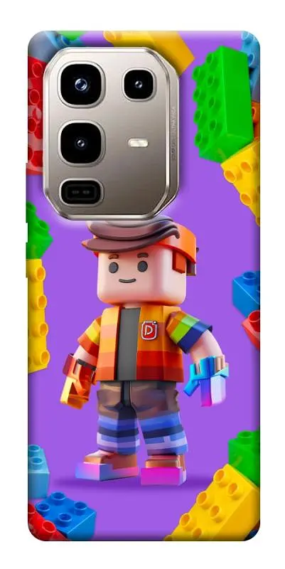 TPU чохол Demsky Colorful constructor для Infinix Note 50 Pro 4G