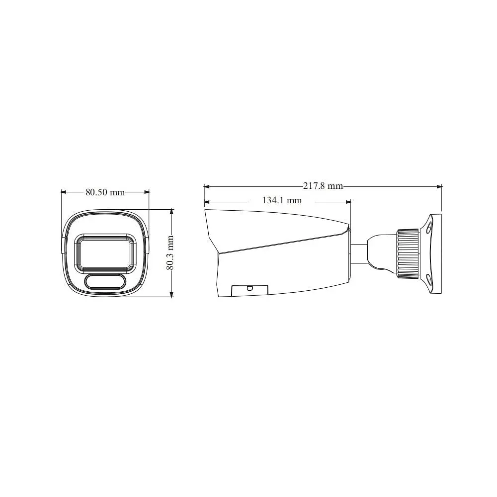 IP-відеокамера 4Mp TVT TD-9442S4-C(D/AZ/PE/AW3) White f=2.8-12mm, ІЧ+LED-підсвічування, з мікрофоном (77-00371) - фото 2