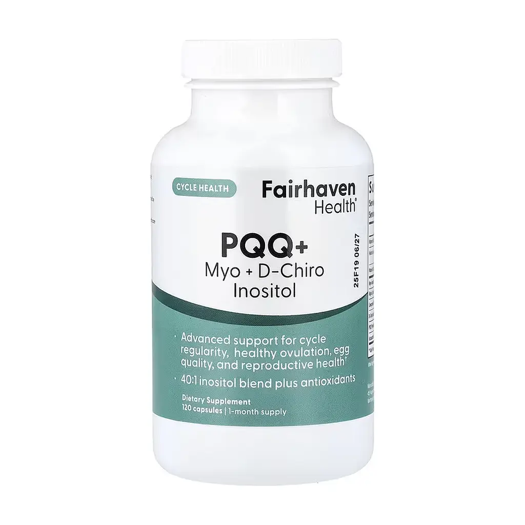 Вітамін B8 Міо Д-хіроінозитол PQQ + Myo + D-Chiro Inositol Plus - 120 капсул